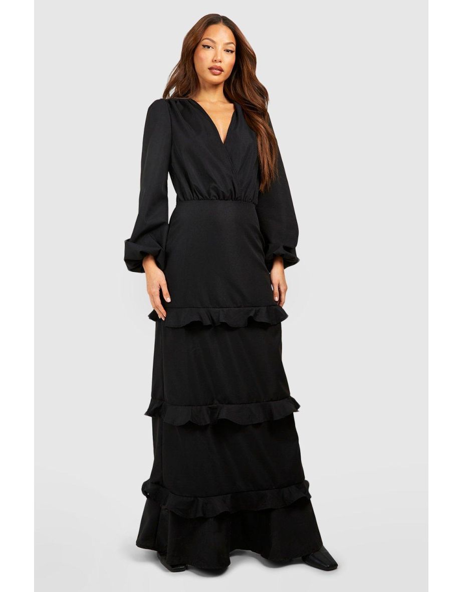 Shop Tall Ruffle Maxi Dress Online in Bahrain VogaCloset