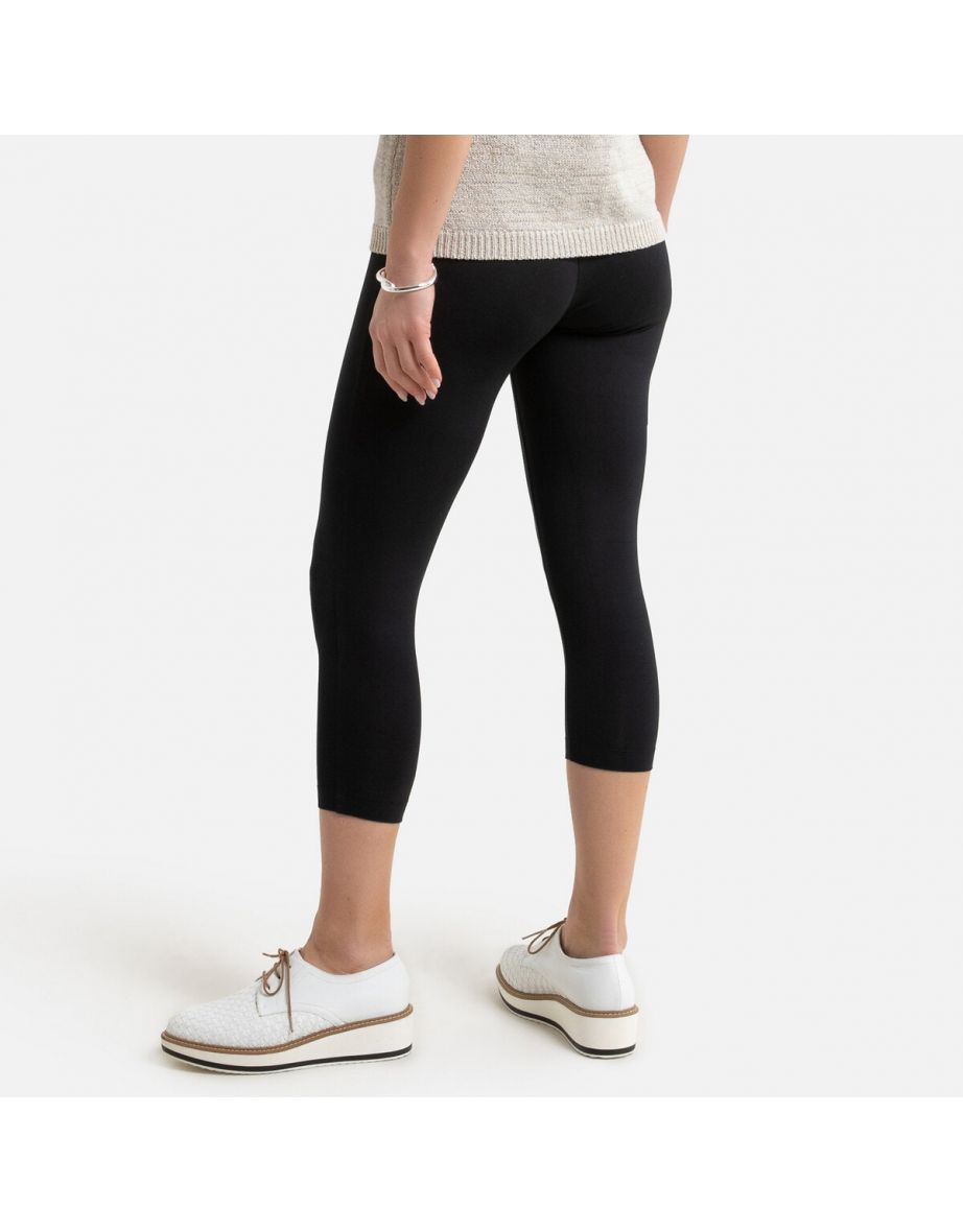 Comfortable Stretchy Cropped Trousers - 3