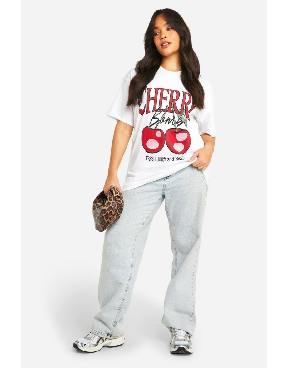 Plus Cherry Bomb T-shirt - white
