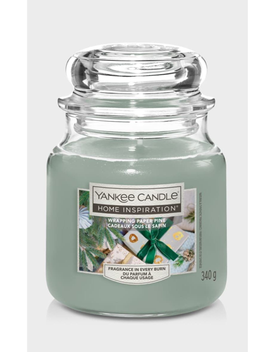 Yankee Candle Hi Medium Jar - Wrapping Paper Pine