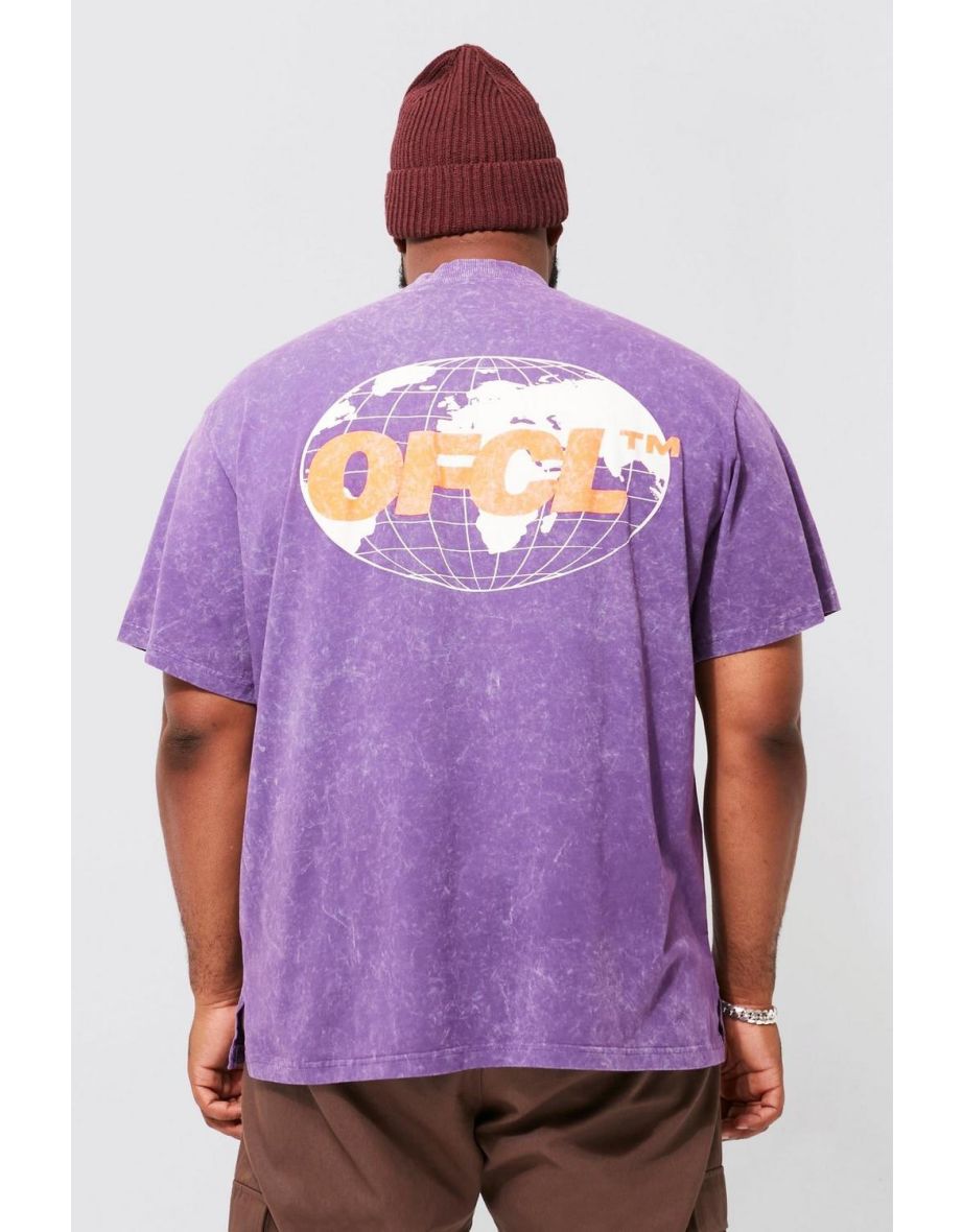 Ofcl Oversized Extended Neck T-shirt