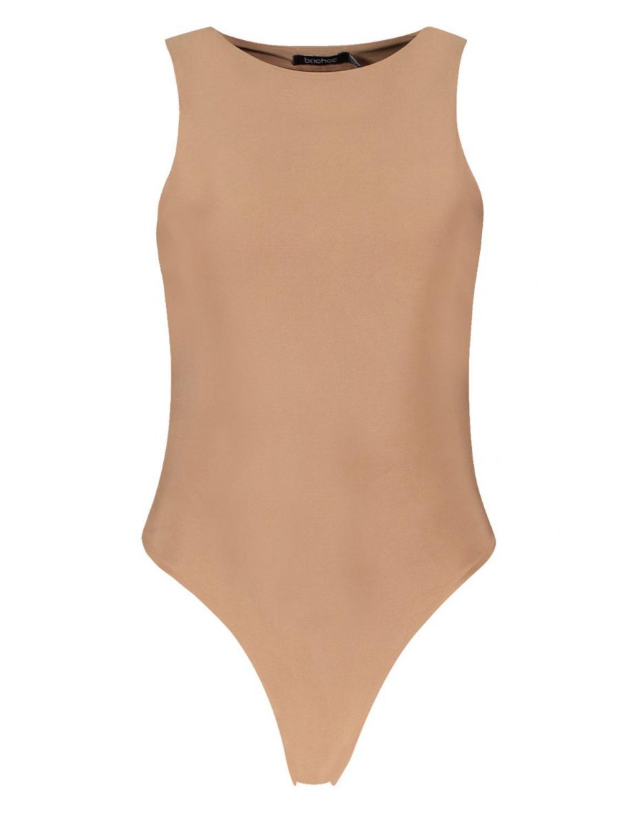 Double Slinky Bodysuit - camel - 2