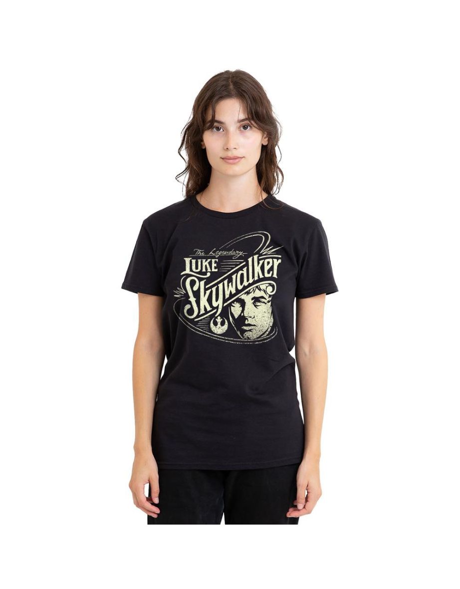 Star Wars Unisex Adult Skywalker War Hero T-Shirt - Black
