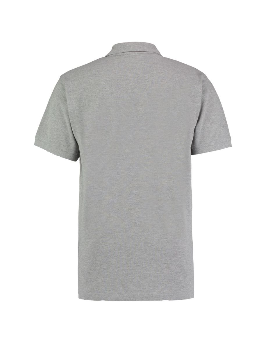 Kustom Kit Workwear Mens Short Sleeve Polo Shirt - Heather Grey - 1