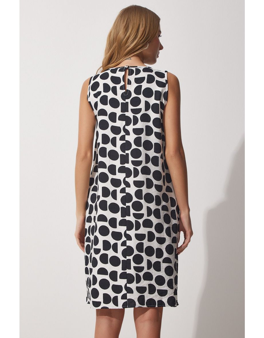 Patterned Summer Dress - 3