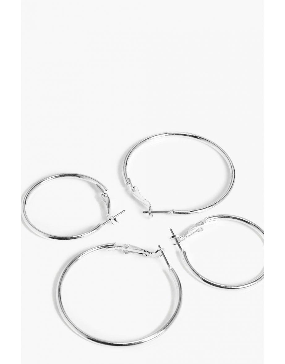 Laila Hoop 2 Pack - SILVER - 1