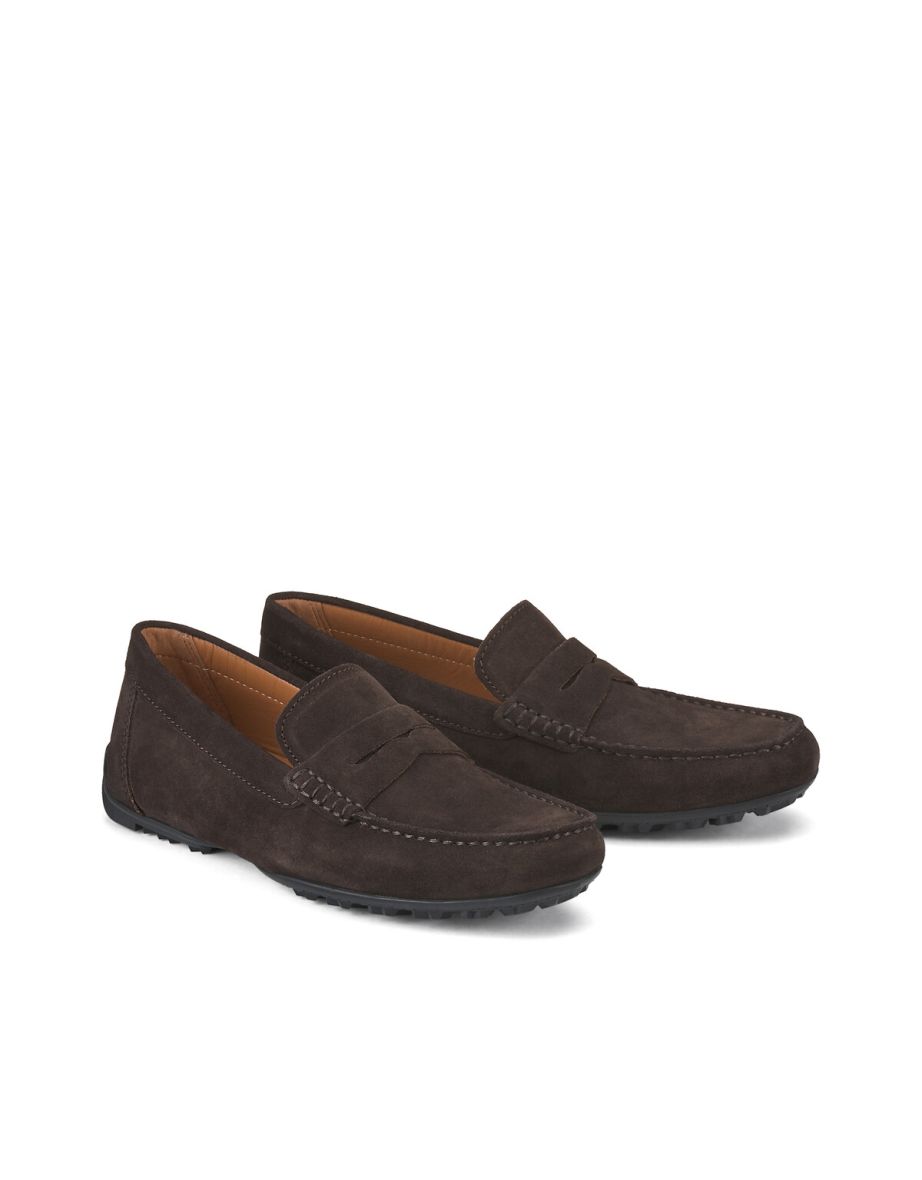 Kosmopolis + Grip Breathable Loafers in Suede
