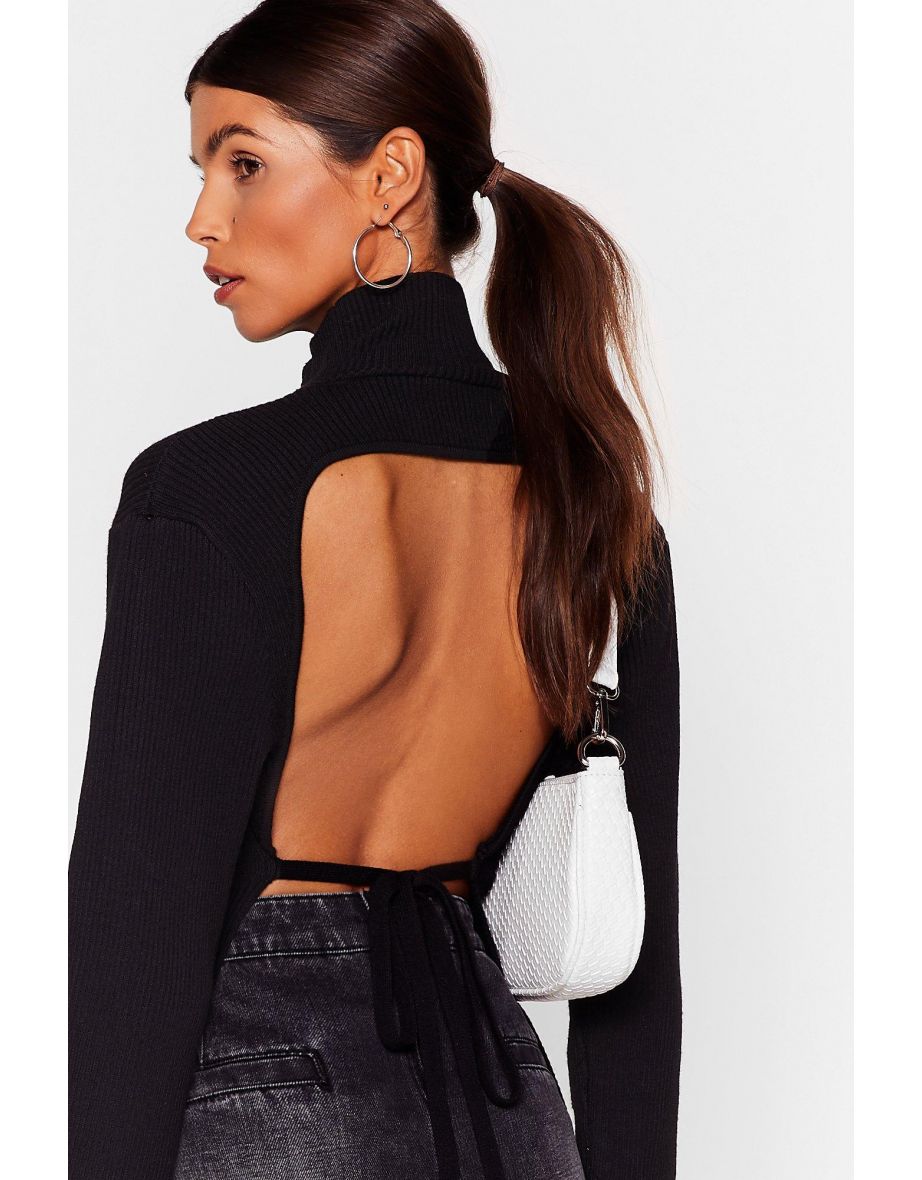 Back Together Turtleneck Knitted Top
