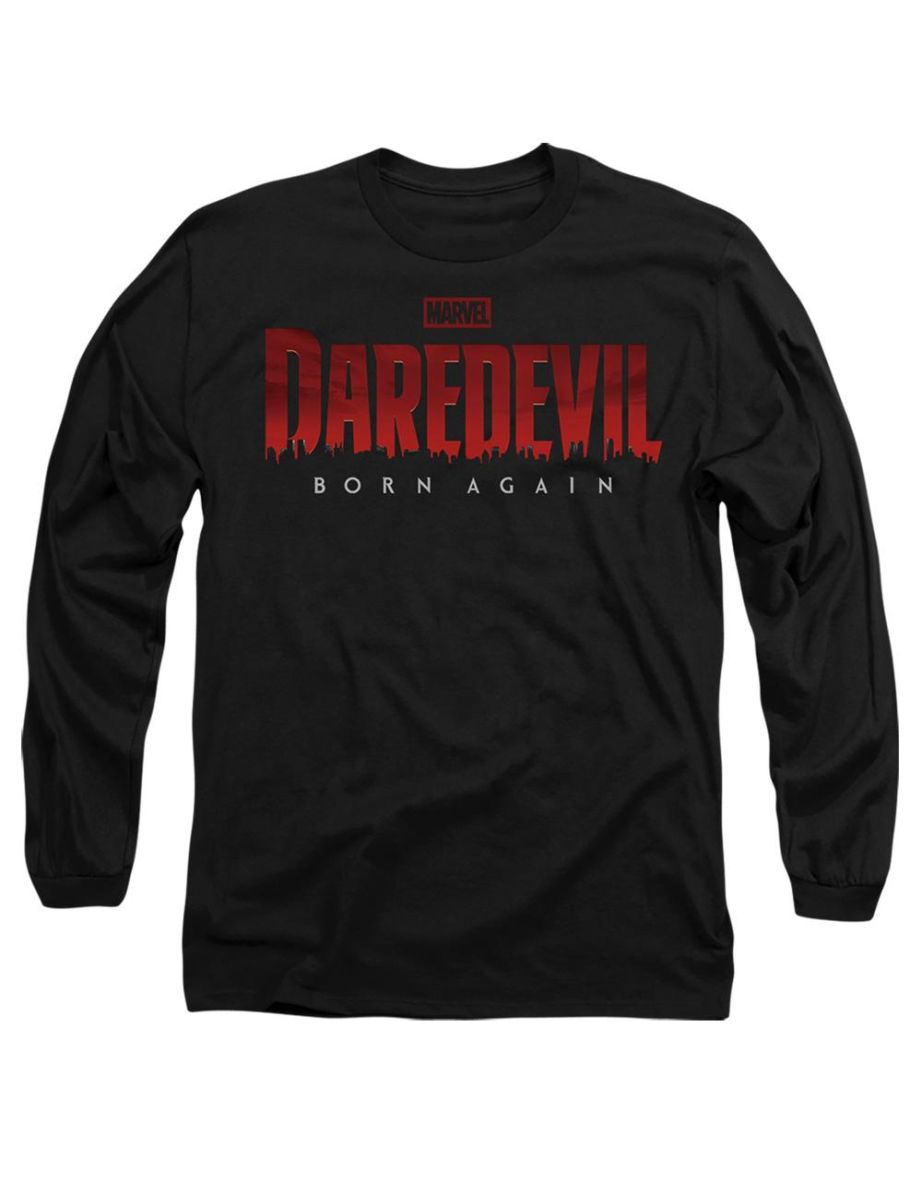 Daredevil  Adult Born Again Logo T-Shirt - Black