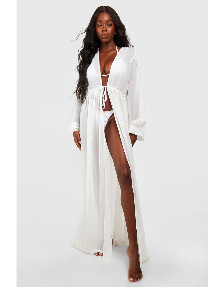 Beach maxi kimono best sale