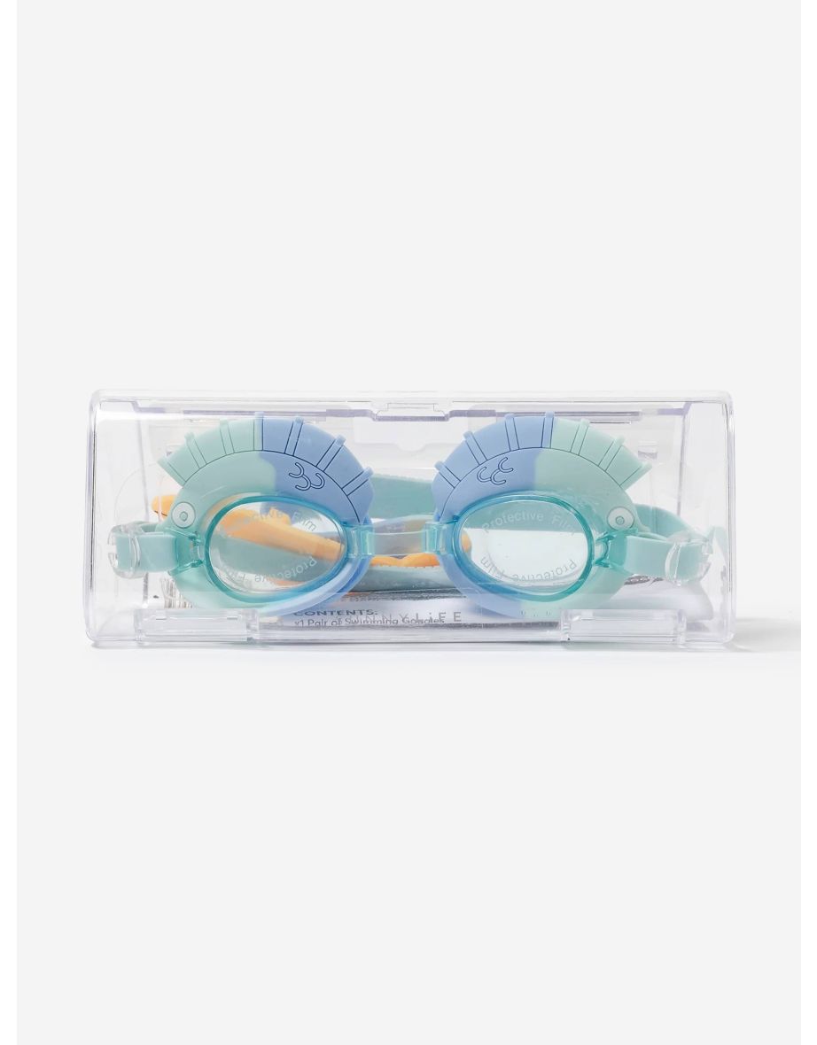 Kids Swim Goggles Finn the Fish in Blue (16cm) - 4