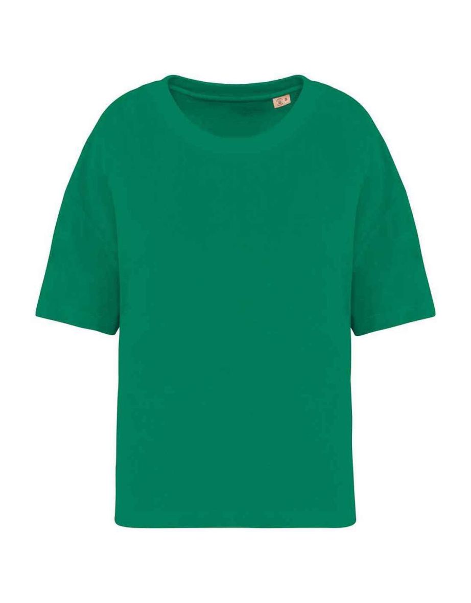 Native Spirit Womens/Ladies Terrycloth T-Shirt - Malachite Green