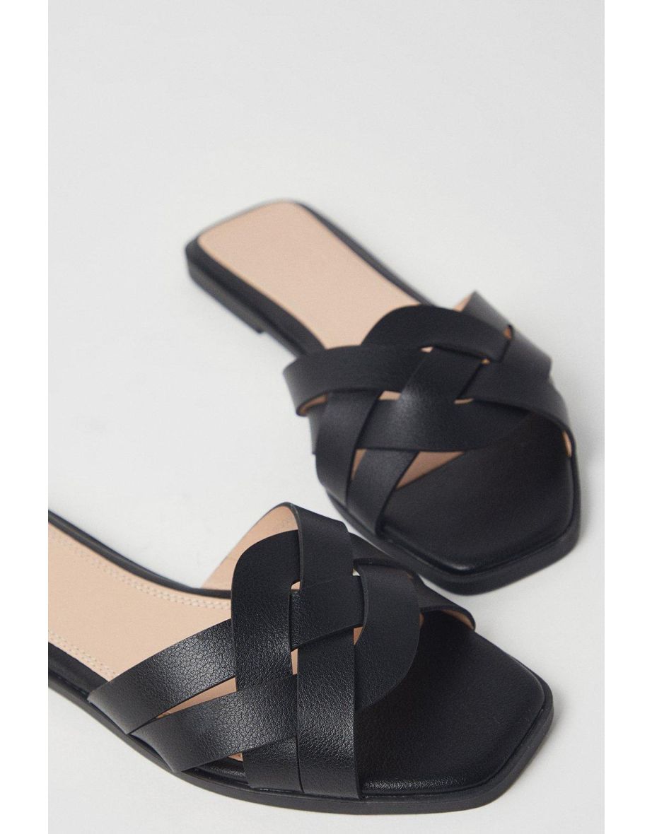 Fiji Lattice Flat Sandals - 3