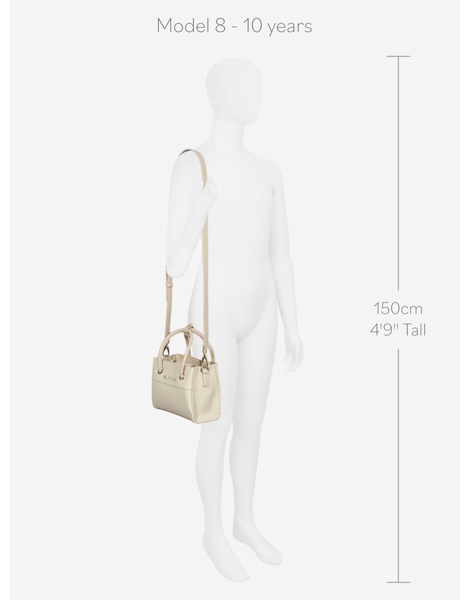 Girls Alexia Tote Bag in Cream - 6
