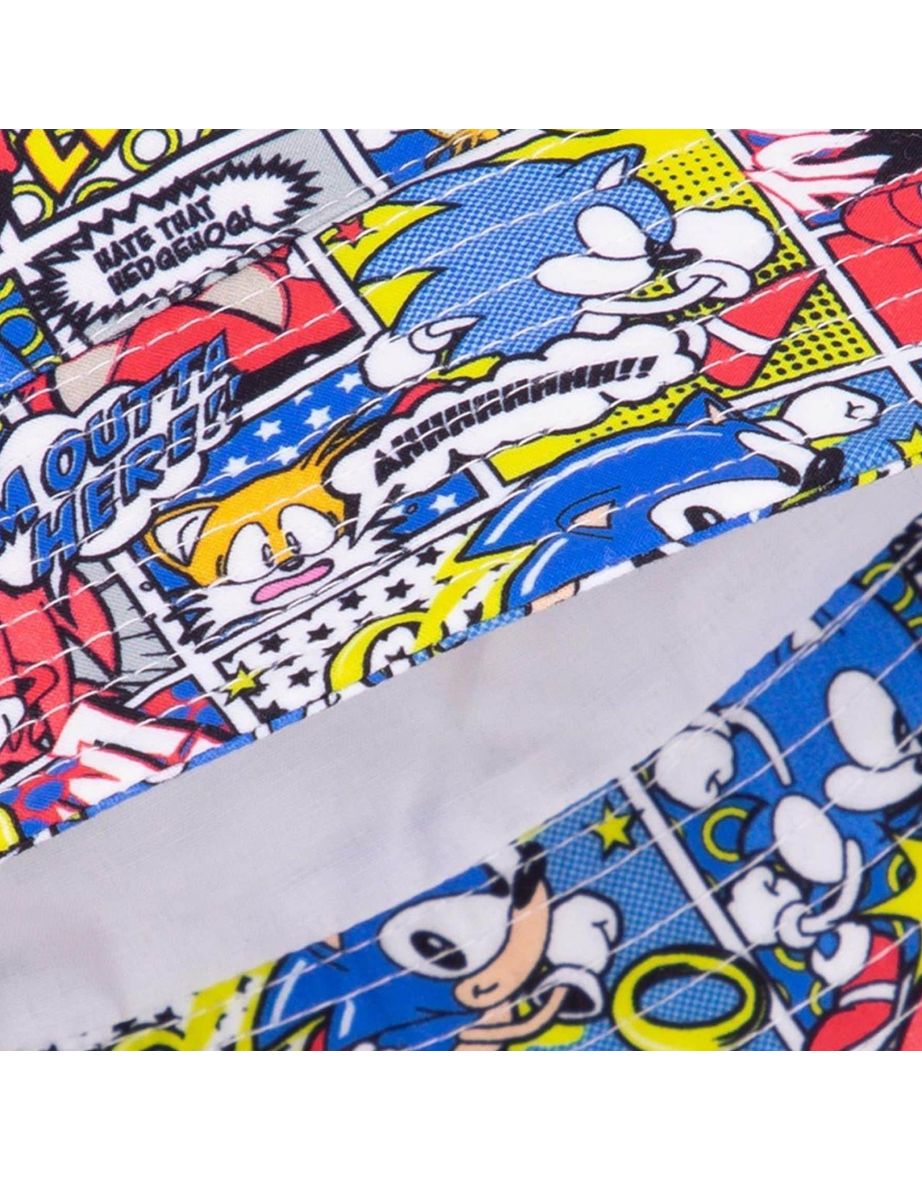 Sonic The Hedgehog Unisex Adult Comic Bucket Hat - Multicoloured - 1