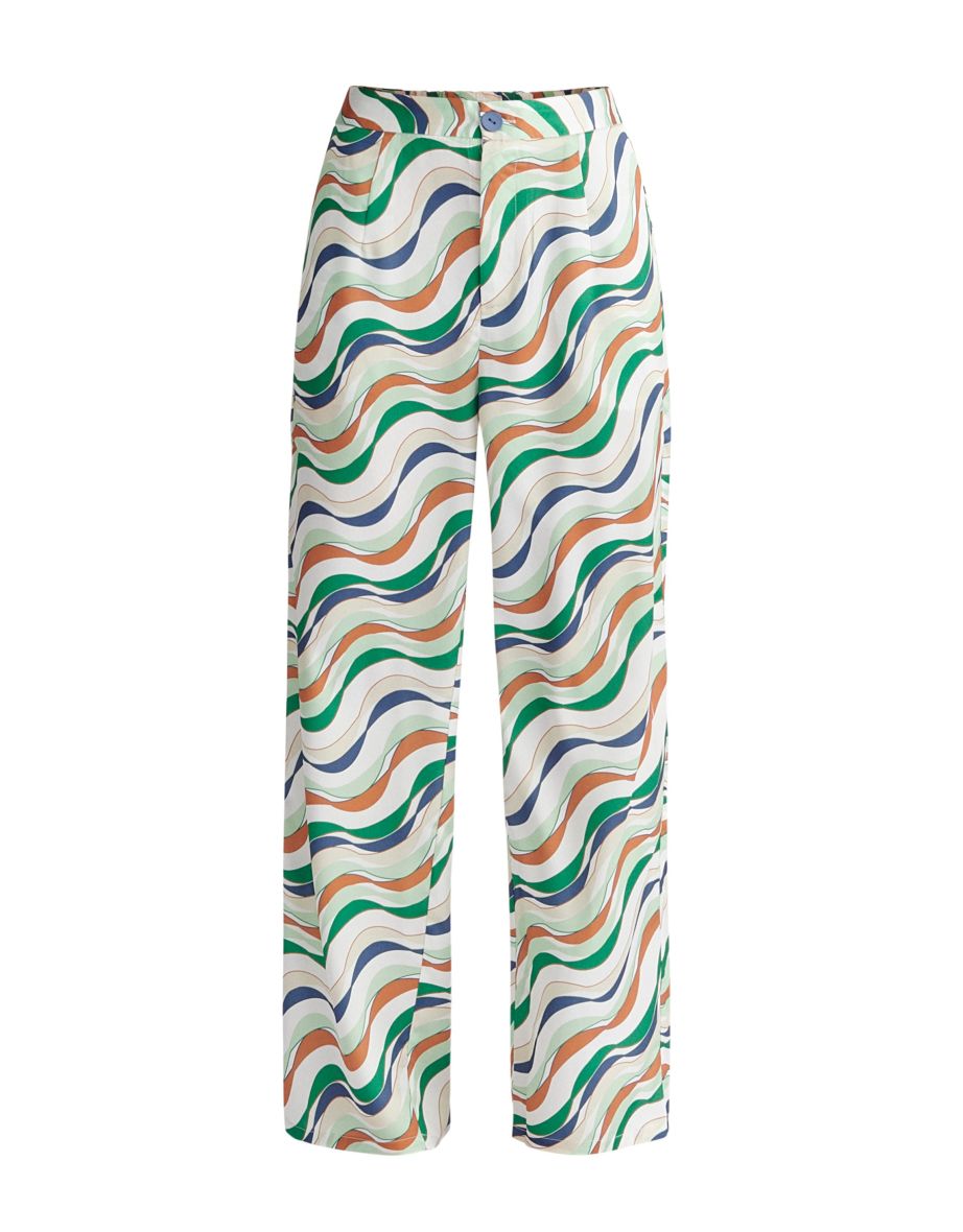 Wave Print Trousers - 13