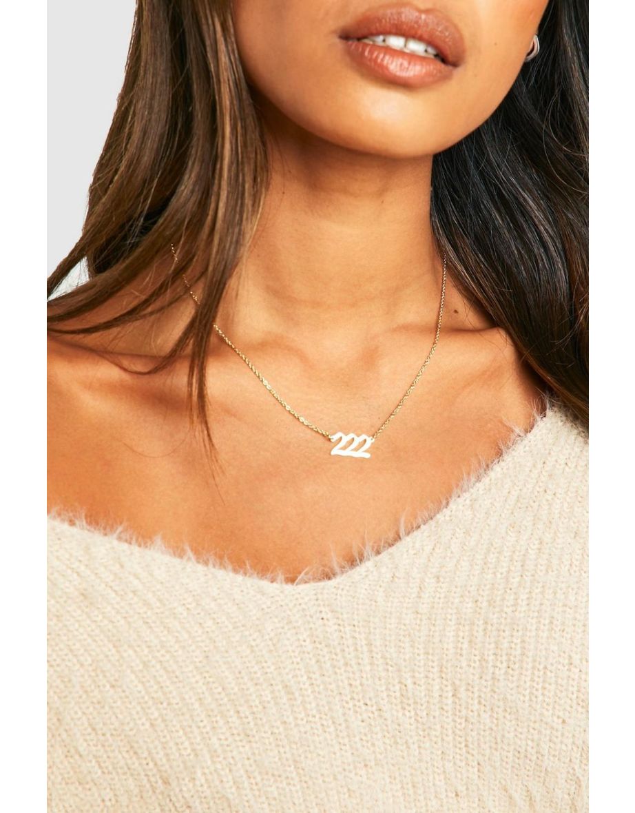 Angel Number Necklace - gold