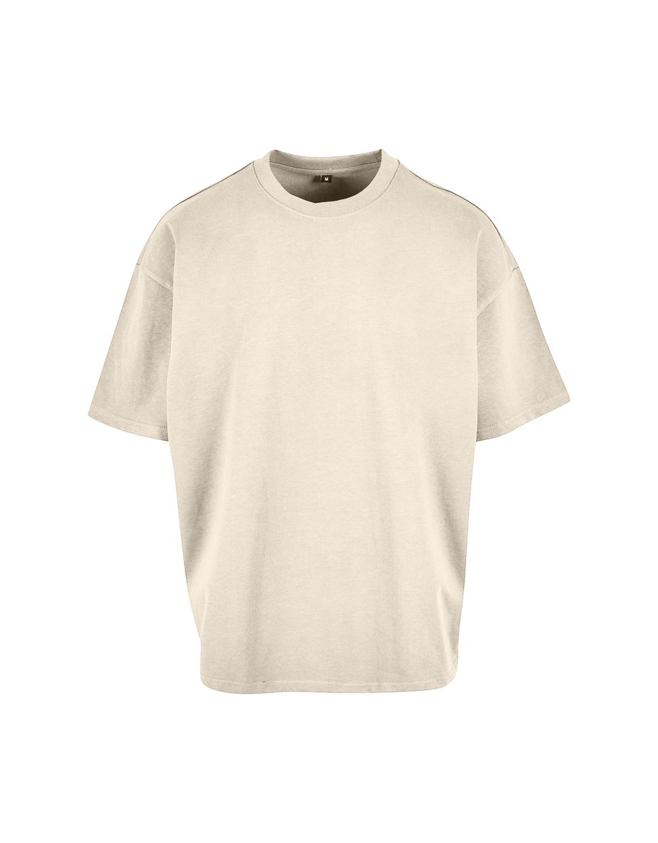 Mens Plain Ultra Heavyweight T-Shirt - Sand