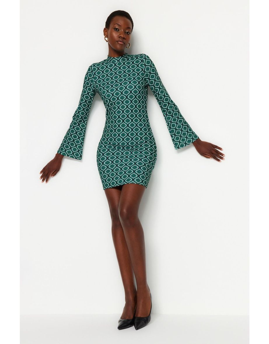 Dress - Green - Bodycon