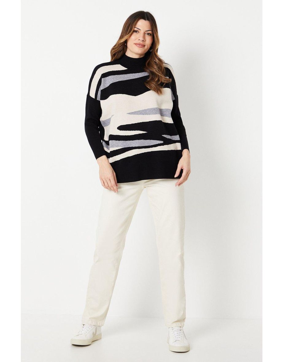 Wave Printed Jumper