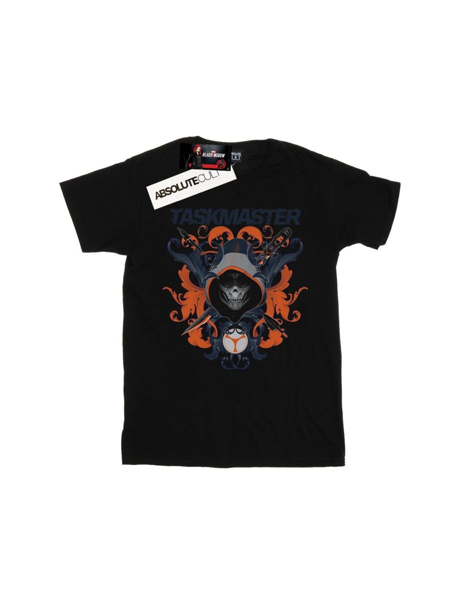 Marvel Mens Black Widow Movie Taskmaster Oriental T-Shirt - Black - 1
