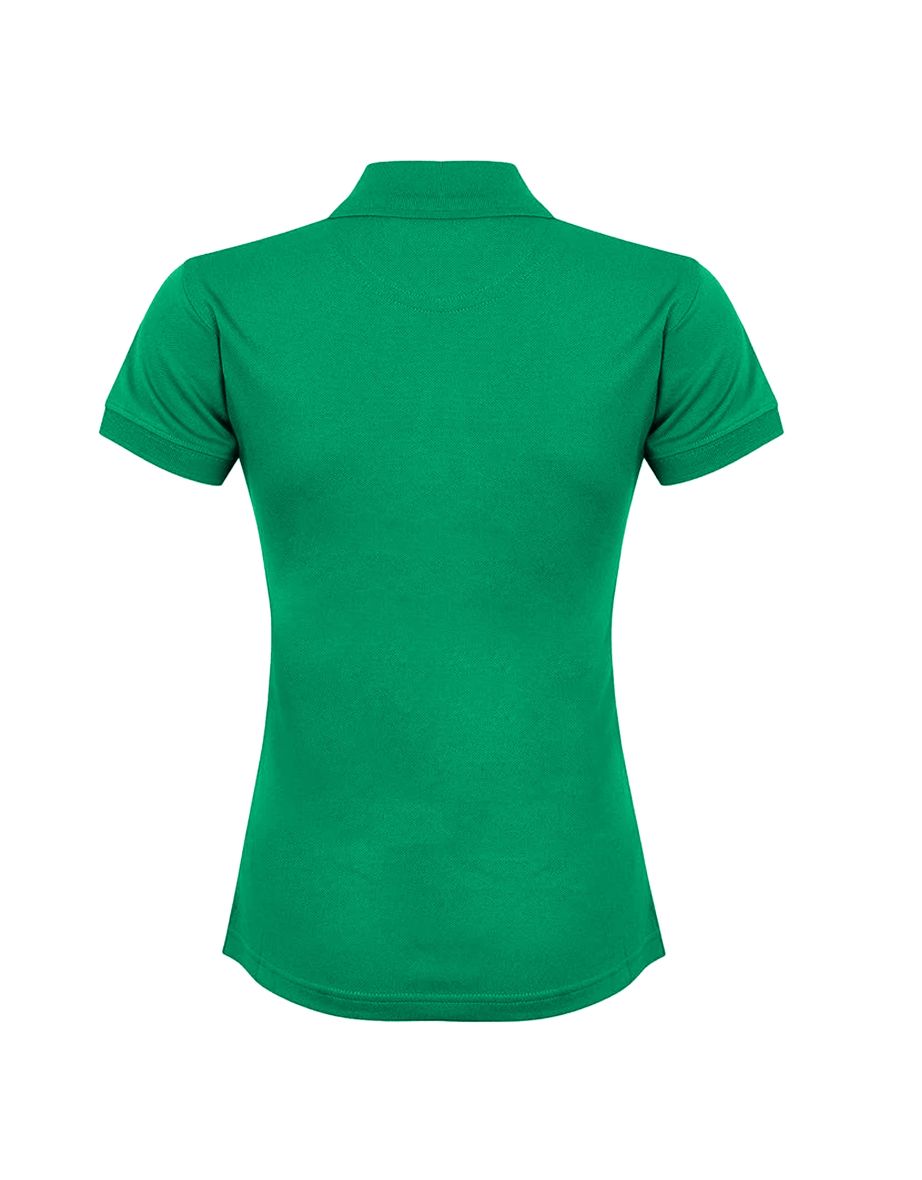 Henbury Womens/Ladies Coolplus® Fitted Polo Shirt - Kelly Green - 1