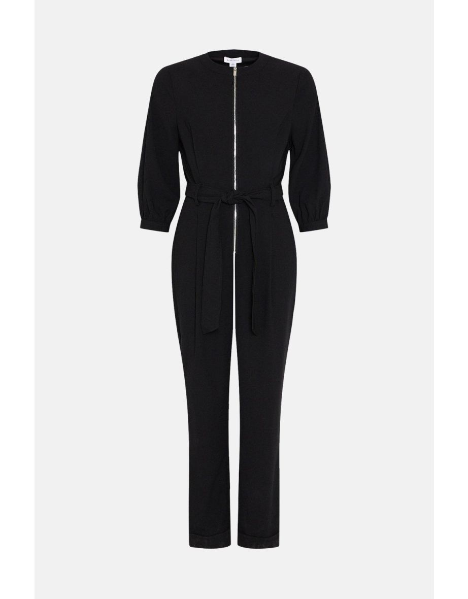 Zip Front Jumpsuit - 3