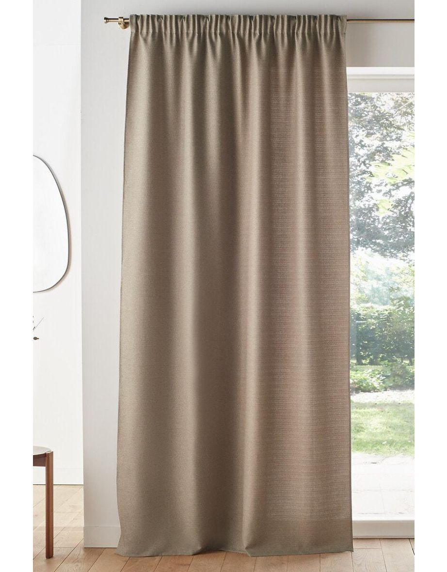 Select Recycled Polyester Gathered Braid Curtain