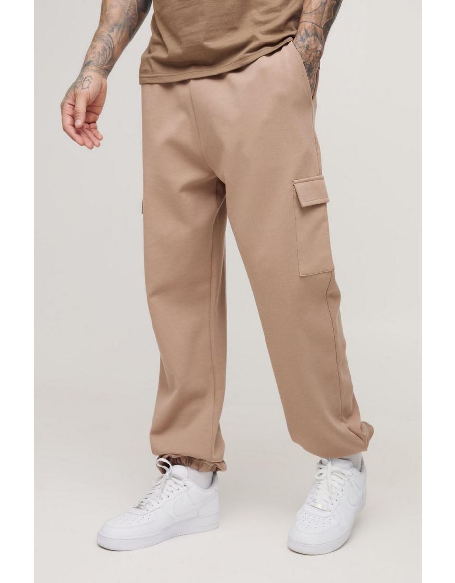 Tall Interlock Slim Fit Smart Cargo Joggers