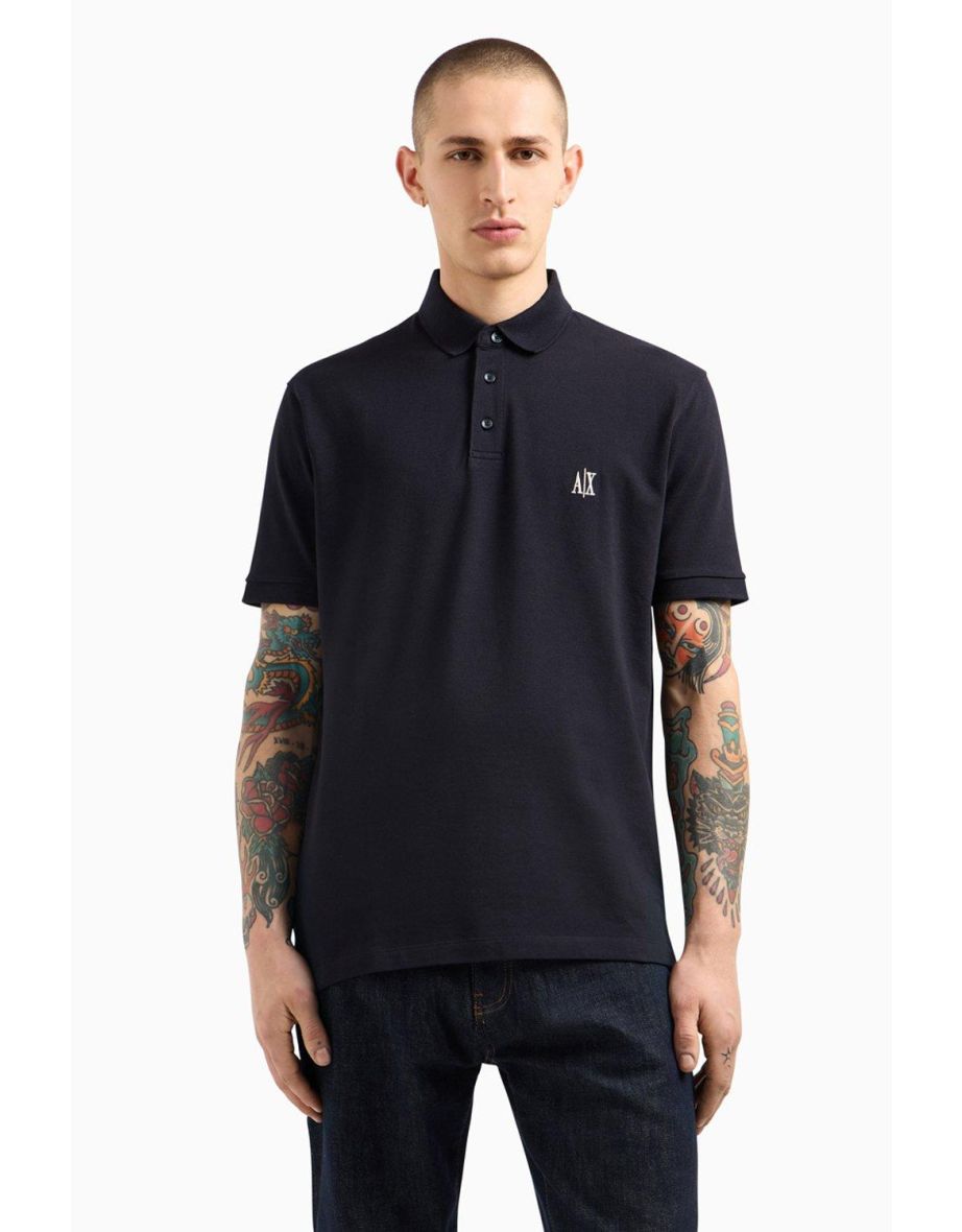 Ax Polo Shirt Regular Deep Navy