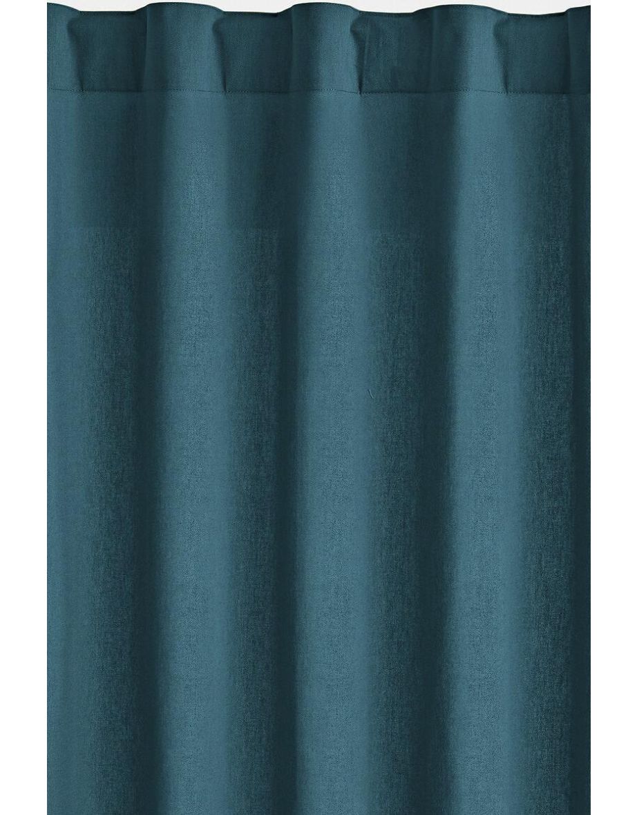 Scenario Single Cotton Curtain with Concealed Tabs