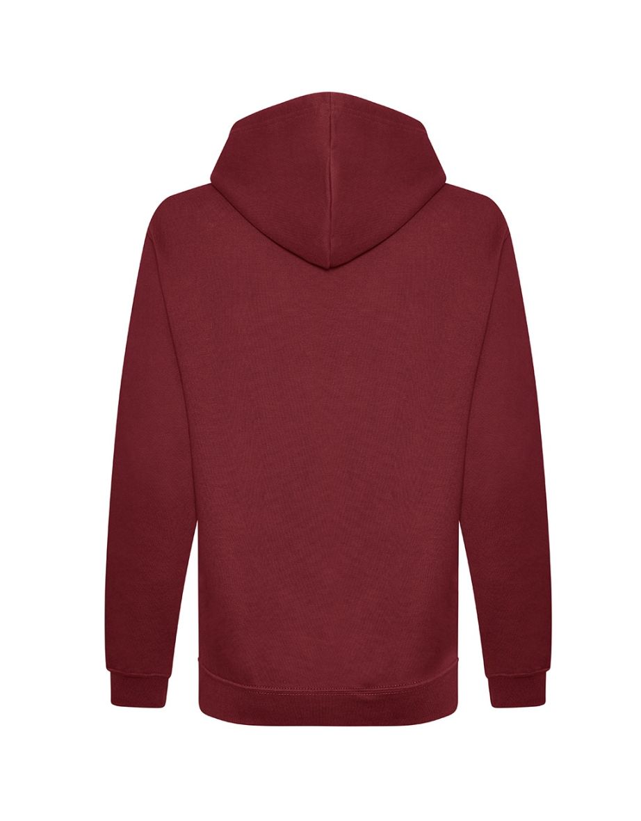 Awdis Mens Organic Hoodie - Burgundy - 1