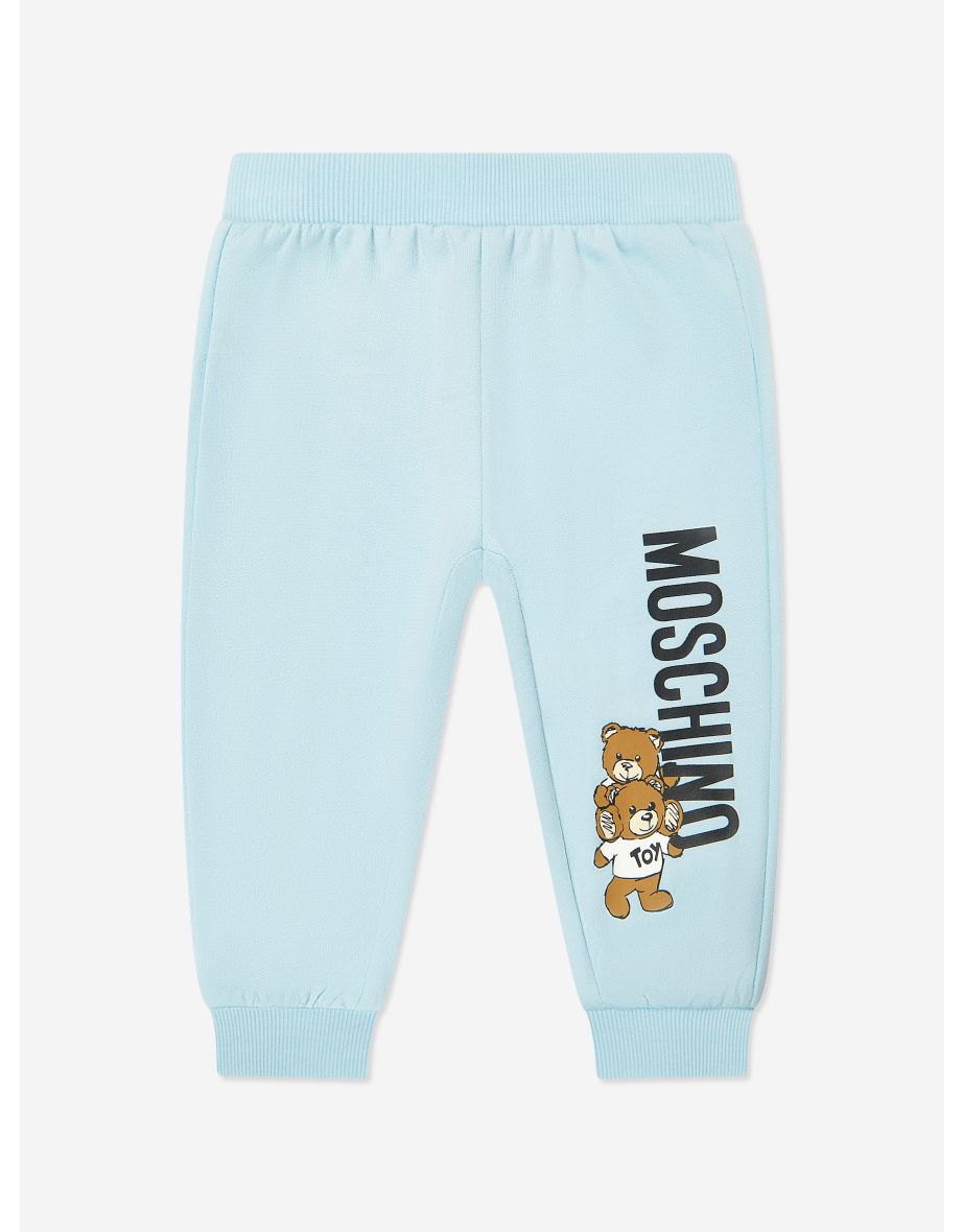 Moschino Baby Bear Logo Tracksuit in Blue - 3