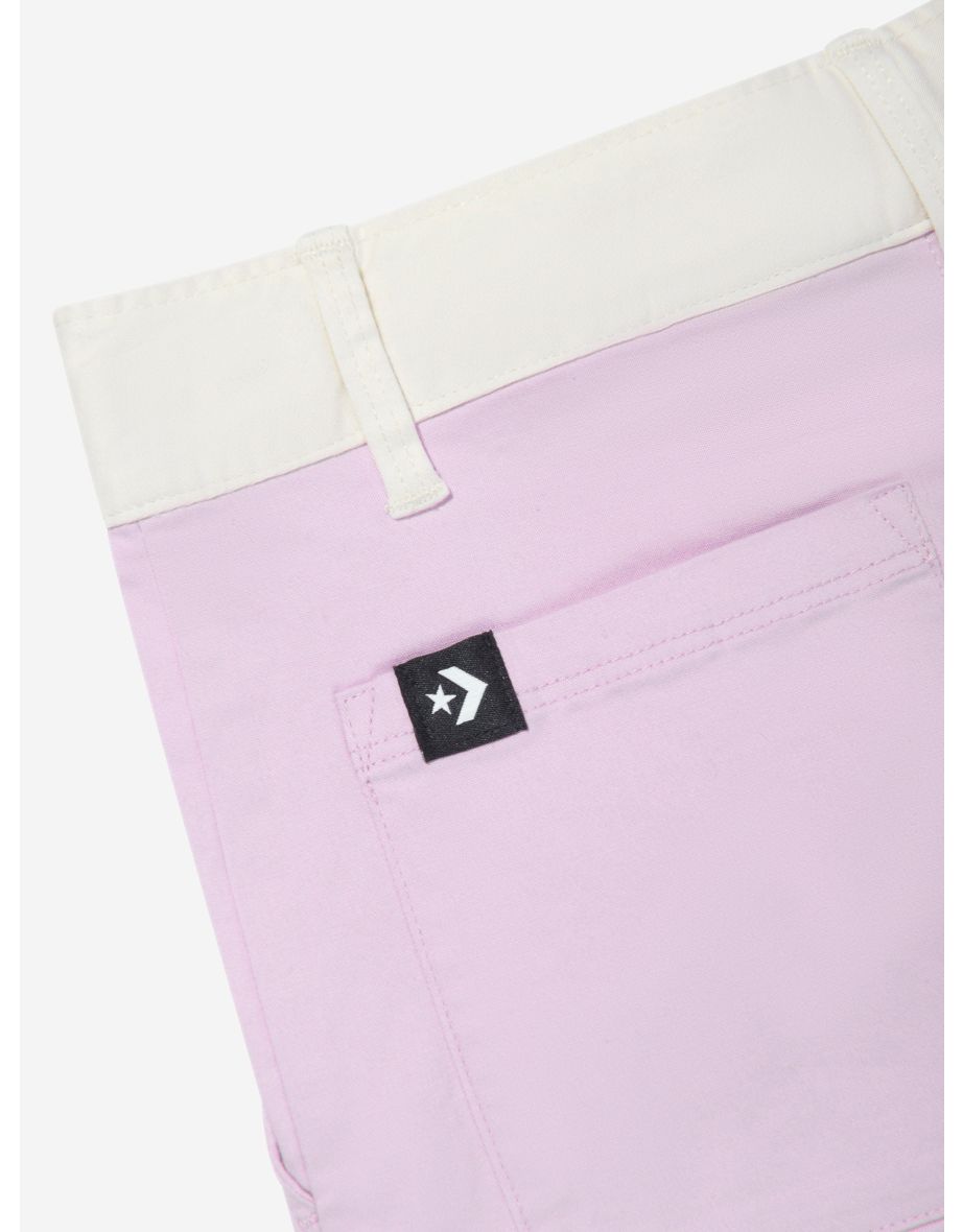 Girls Colourblock Woven Shorts in Purple - 4