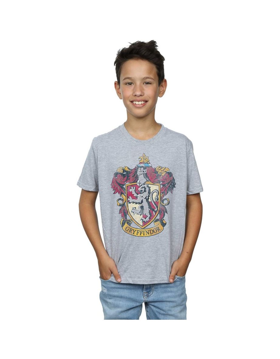 Harry Potter Boys Gryffindor T-Shirt - Sports Grey