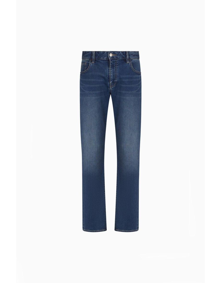 Ax 5 Pockets Slim Fit Jeans Blue Denim Dk - 1