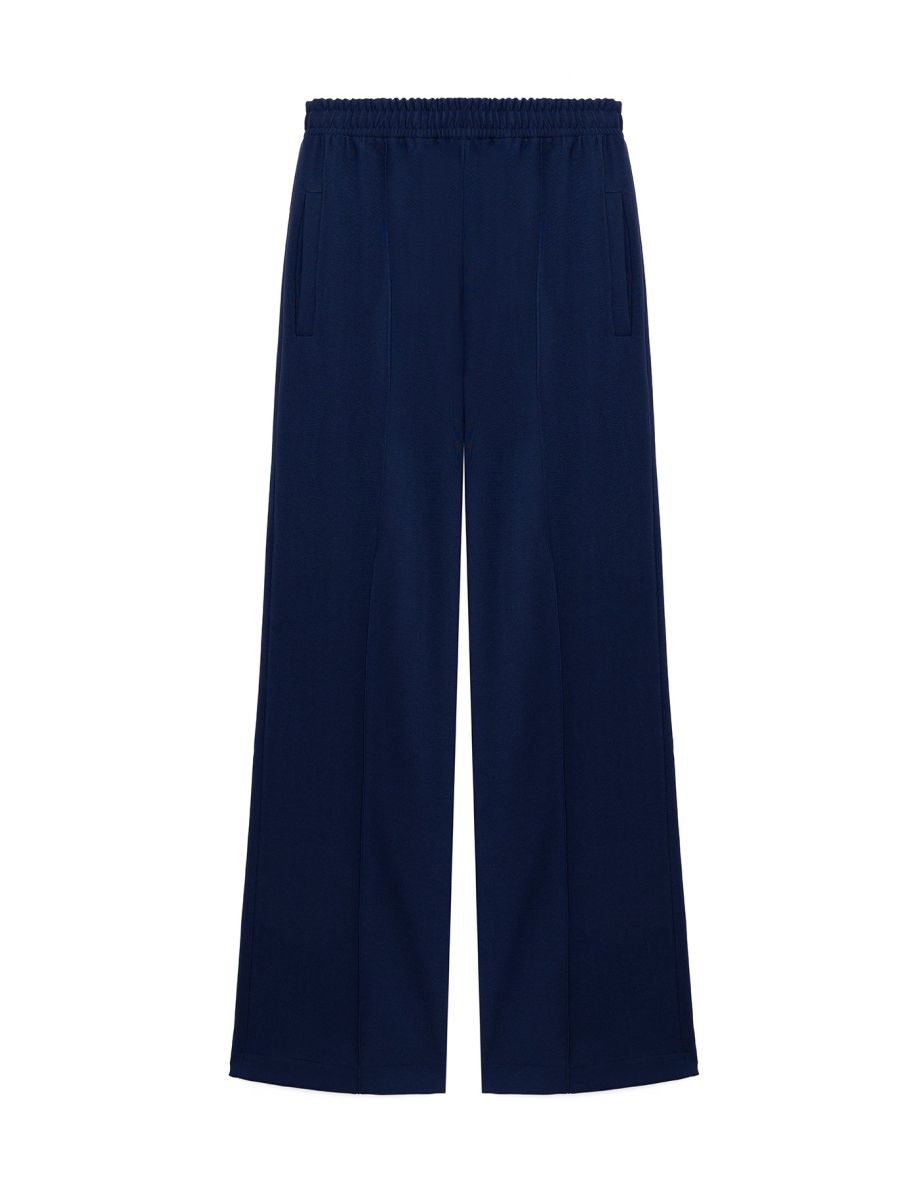 RIBBED CREPE TROUSERS - 4