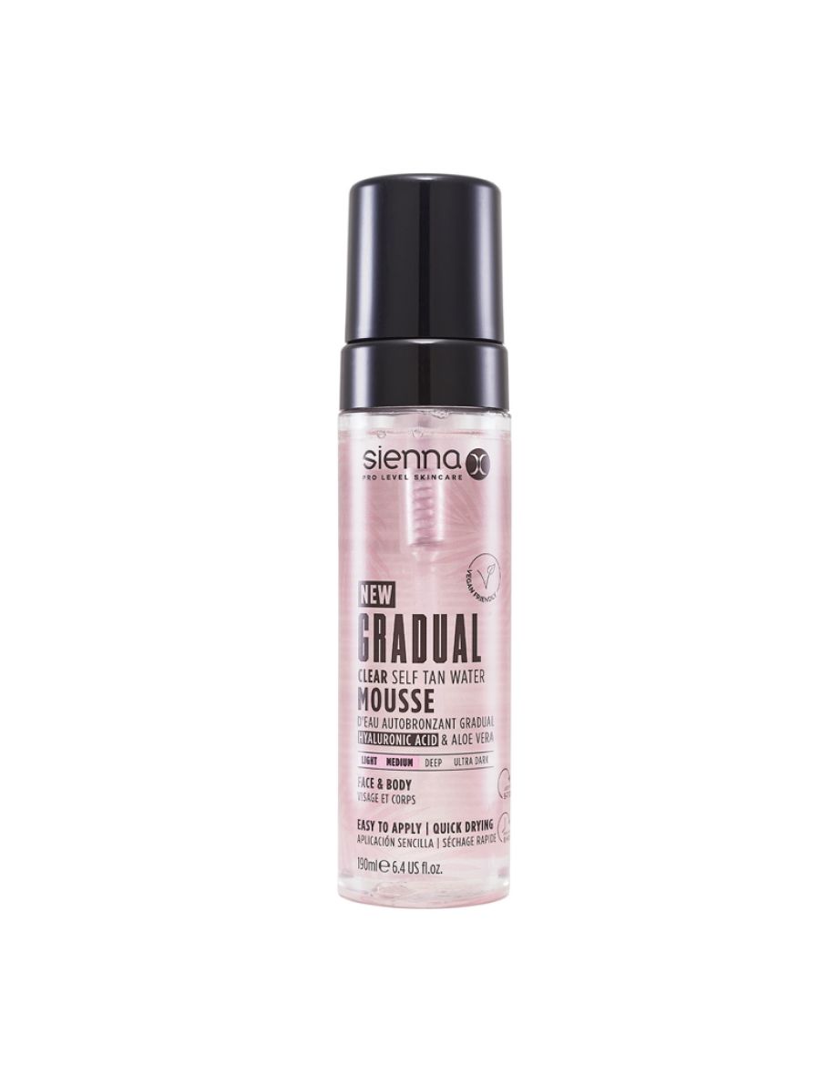Sienna X Gradual Clear Self Tan Water Mousse 190ml