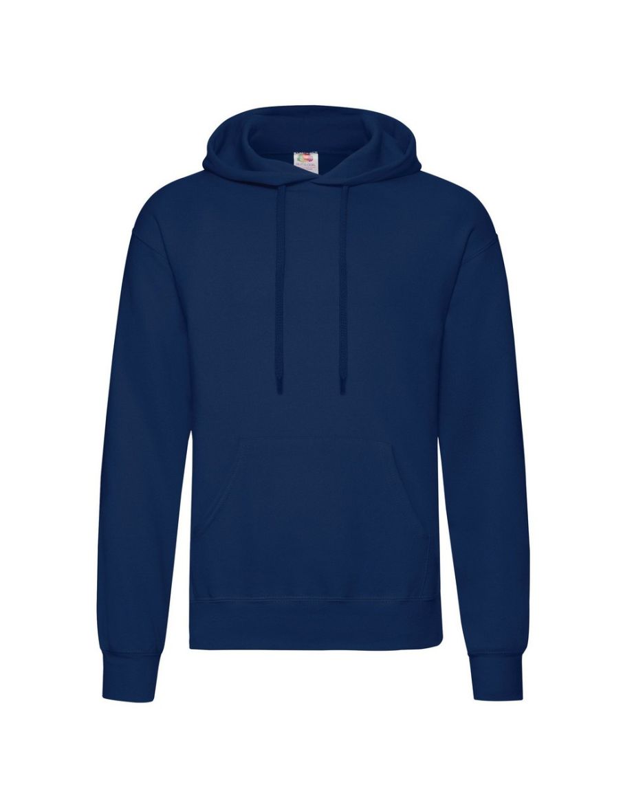 Shop Fruit Of The Loom Mens Hooded Sweatshirt Hoodie Navy Blue Online in Bahrain VogaCloset