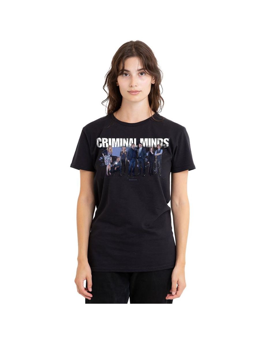Criminal Minds Unisex Adult Season 10 Cast T-Shirt - Black