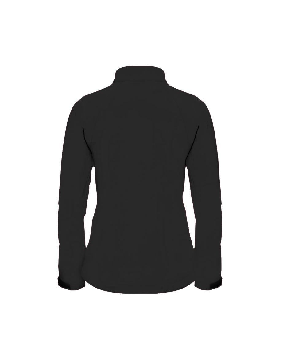 Jerzees Colours Ladies Water Resistant & Windproof Soft Shell Jacket - Black - 1