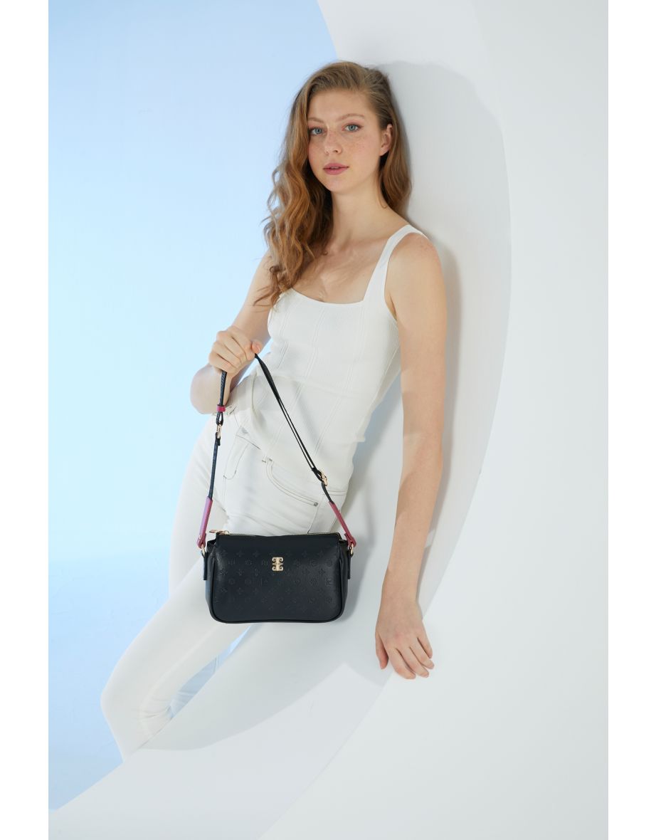 Floater Black Fussia Women's Shoulder Bag