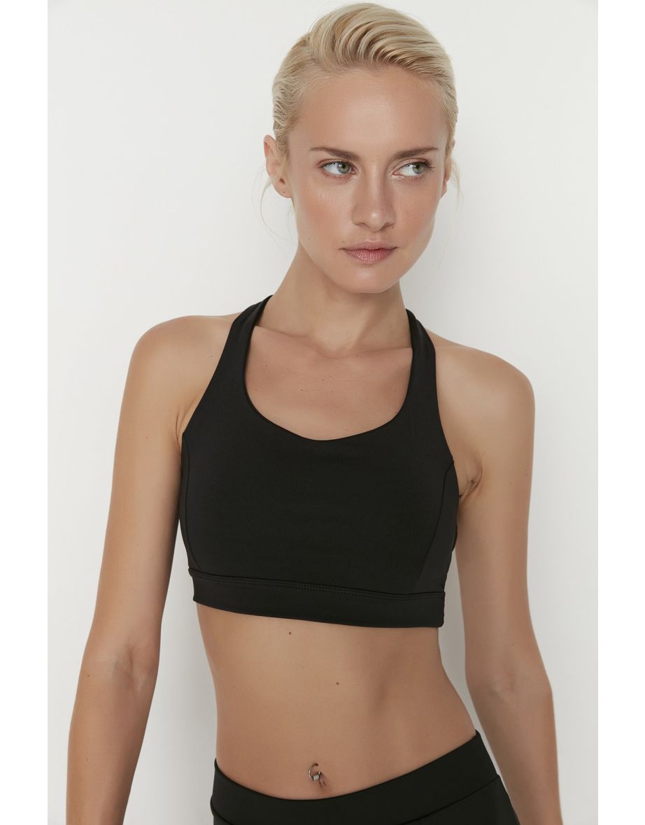 Sports Bra - Black - Plain