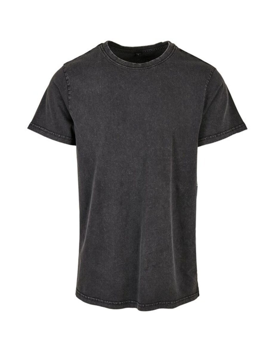 Mens Acid Wash T-Shirt - Black