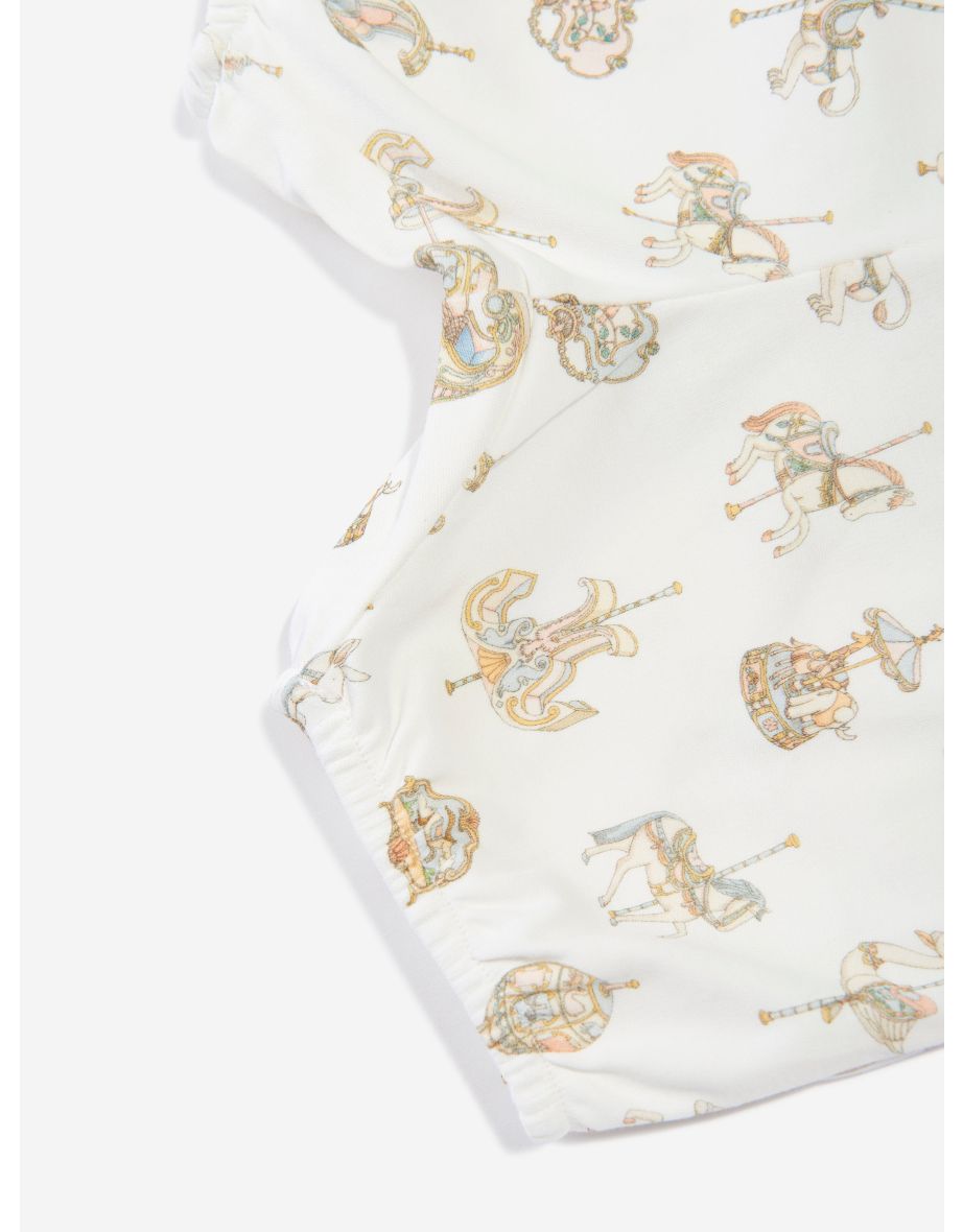 Atelier Choux Baby Carousel Bloomers in White - 3