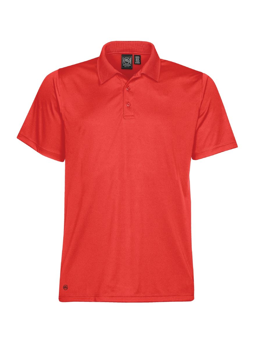 Stormtech Mens Eclipse H2X-Dry Pique Polo - Bright Red