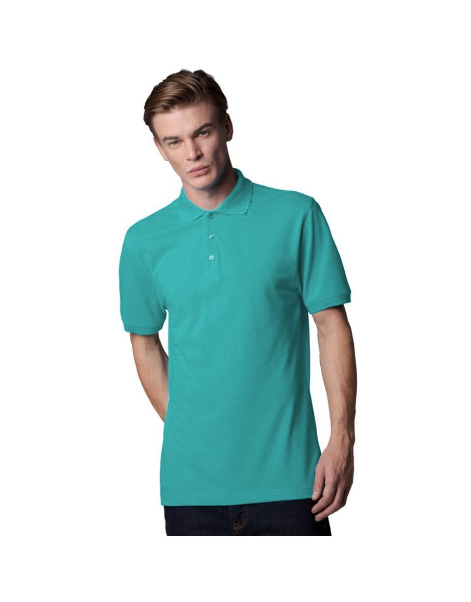 Kustom Kit Workwear Mens Short Sleeve Polo Shirt - Turquoise - 1