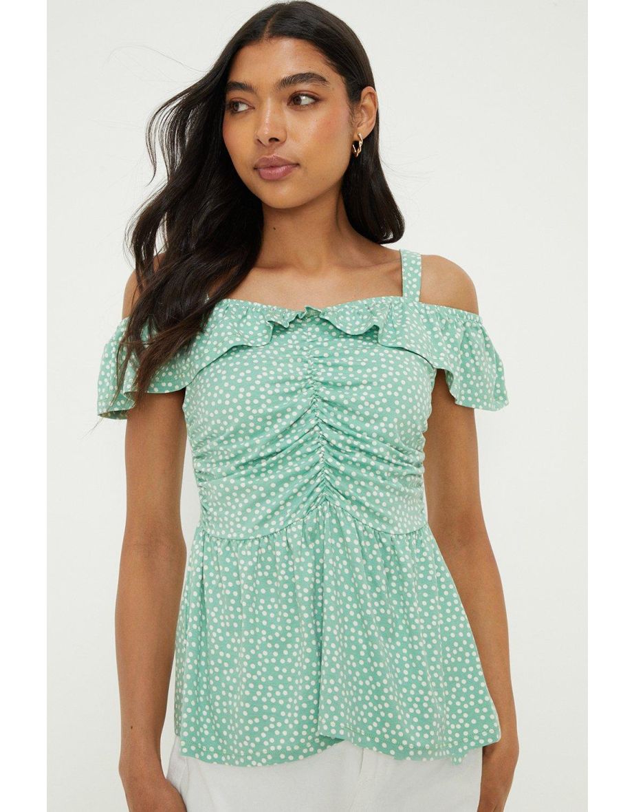 Dorothy perkins cold shoulder tops discount