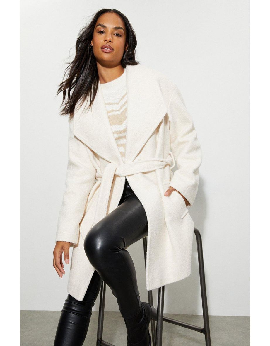 Dorothy perkins boucle coat top
