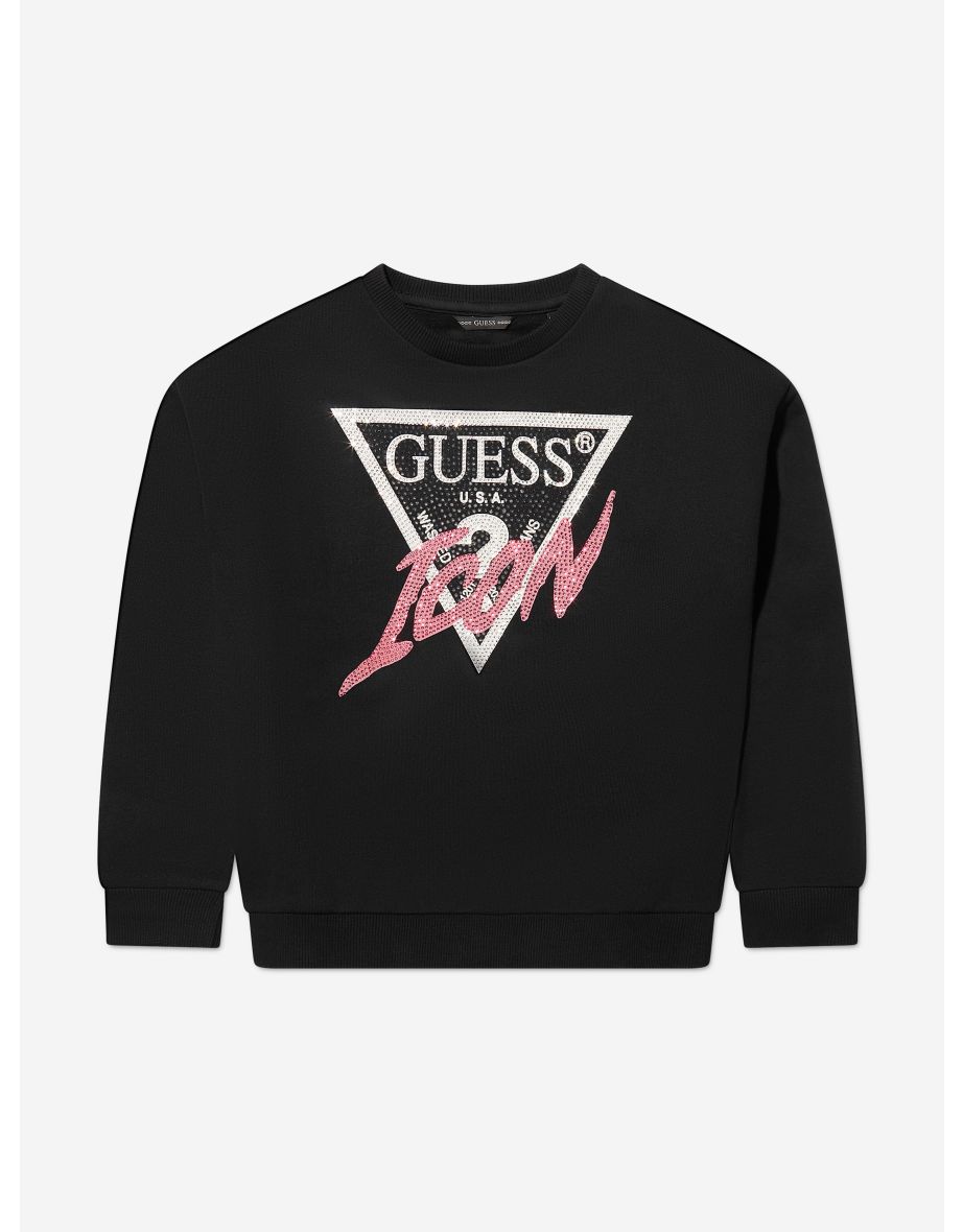 Guess icon sweater clearance